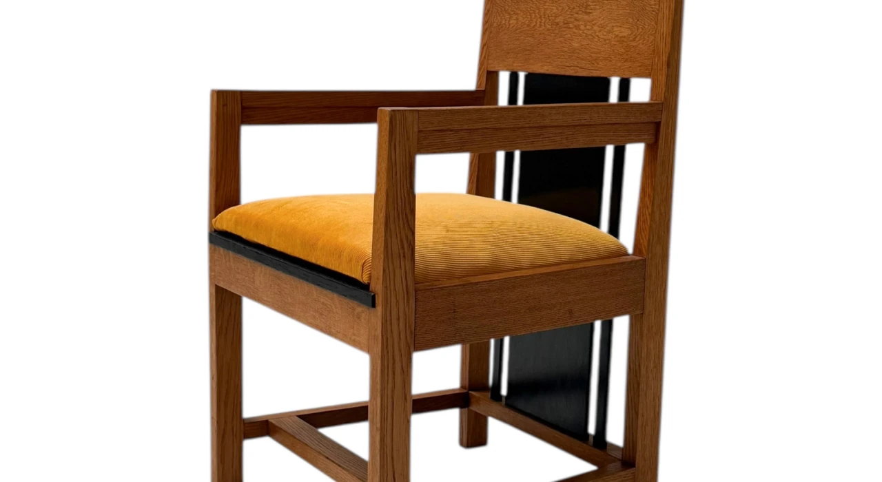 Two Art Deco Modernist High Back Armchairs by Cor Alons, 1927